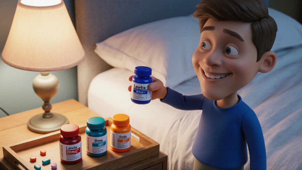 Levitra Extra (Vardenafil) Dosage Compared with Top ED Alternatives