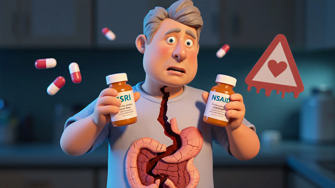 SSRIs with NSAIDs: Increased GI Bleeding Risk and How to Stay Safe